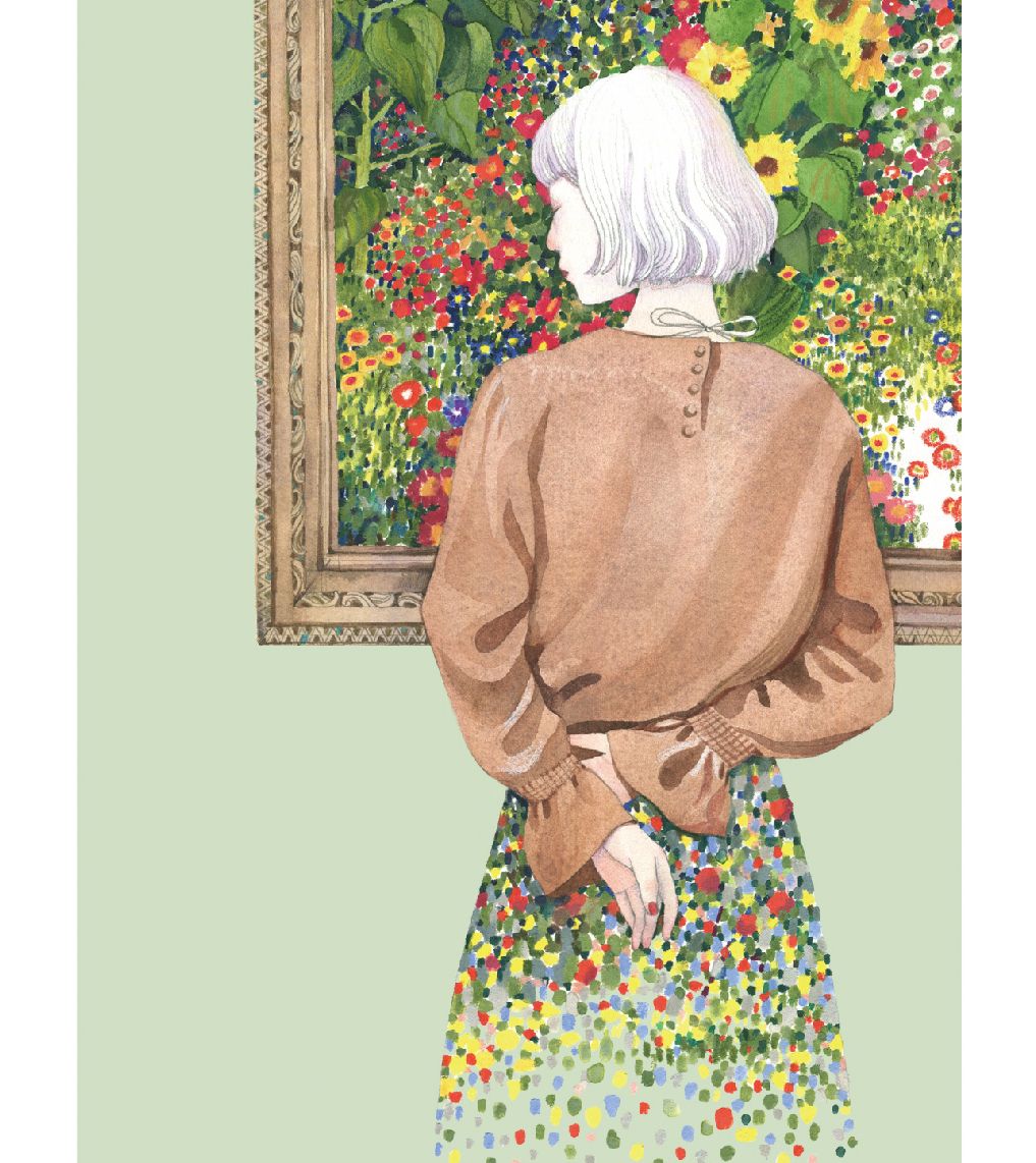 水彩作品 The Garden